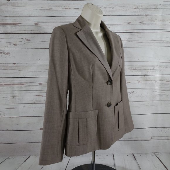 Ann Taylor Loft Petites Wool Blend Blazer 4P - Picture 3 of 10